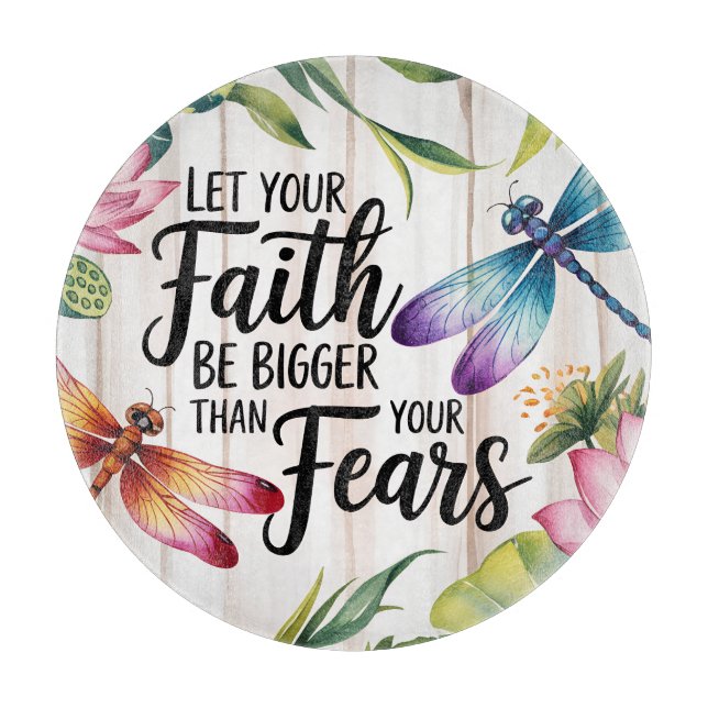 Inspirational Christian Cutting Board (Front)