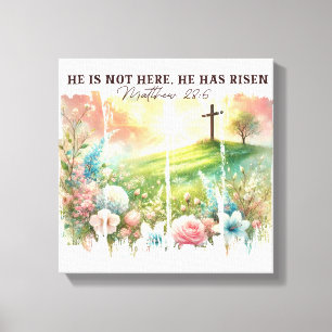 Inspirational Christian Easter Canvas Print