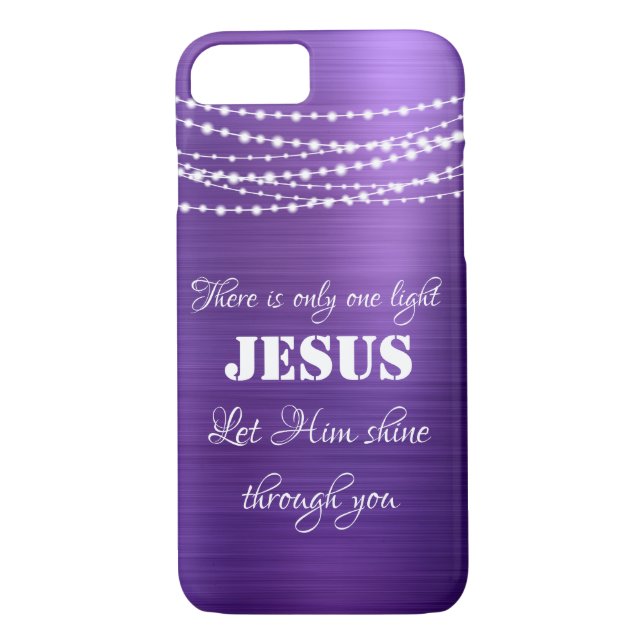 Inspirational Christian Light Quote Case-Mate iPhone Case (Back)