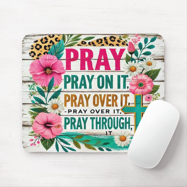 Inspirational Christian Mouse Mat (With Mouse)