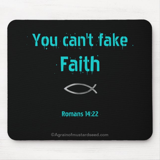 Inspirational Christian Mouse Mat (Front)