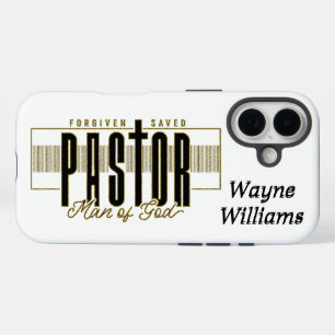Inspirational Christian Pastor/Personalised iPhone 16 Case