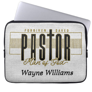 Inspirational Christian Pastor/Personalised Laptop Sleeve