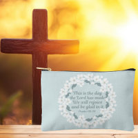 Inspirational Christian Psalm 118:24 Rejoice