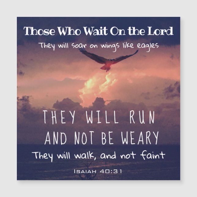 Inspirational Christian Religious Scripture Eagles (Front)