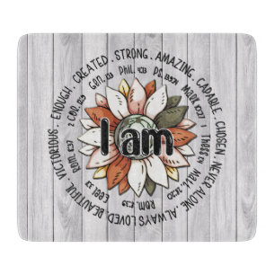 Inspirational Christian Saying Cutting Board