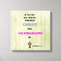 Inspirational Christian Scripture Quote Typography