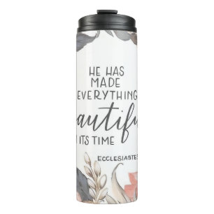 Inspirational Christian Thermal Tumbler