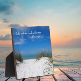 Inspirational Coastal Scene  Plaque