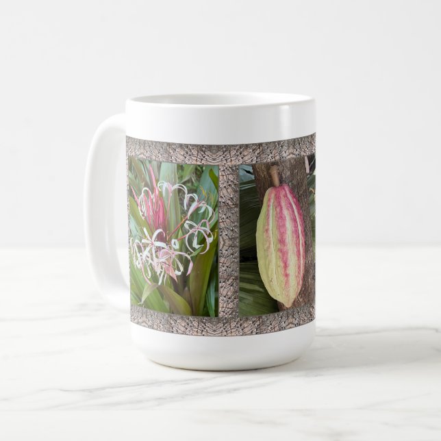 Inspirational Coffee Mug with Striking Plants (Front Left)