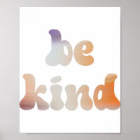 Inspirational Colourful Metallic Watercolor Be Kin
