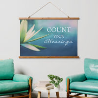 Inspirational Count Your Blessings Wall