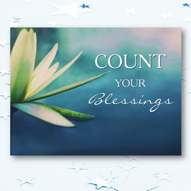 Inspirational Count Your Blessings Wall poster (Creator Uploaded)