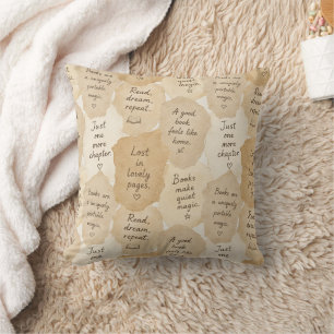 Inspirational Cream Books Magic Cushion
