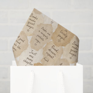 Inspirational Cream Books Magic Tissue Paper