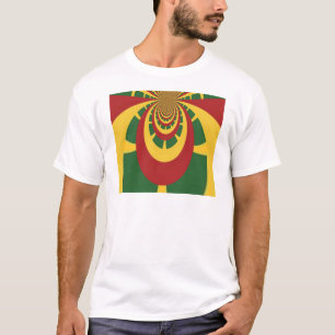Inspirational Cultural Jamaica's Rastas Colours Ar T-Shirt