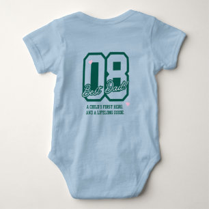 Inspirational Dad Quote Baby Bodysuit