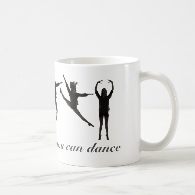 Inspirational Dance Coffee Mug beautiful lines! (Right)