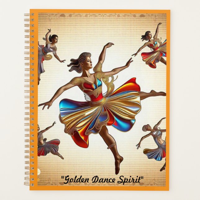 "Inspirational Dance Steps" Planner (Front)