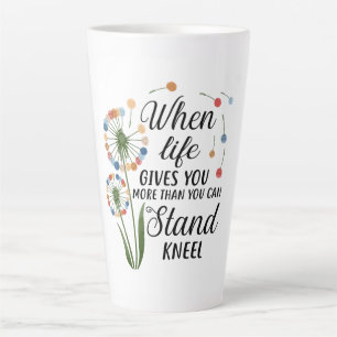 Inspirational Dandelion Latte Mug