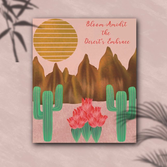 Inspirational Desert Southwest Floral  Poster (Creator Uploaded)