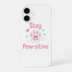 Inspirational Dog and Cat Lover Quote iPhone 16 Case