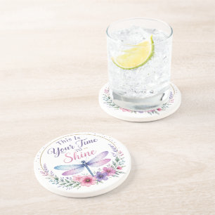 Inspirational Dragonfly/Your Time To Shine Coaster