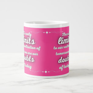 Inspirational drinkware for daily motivation large coffee mug