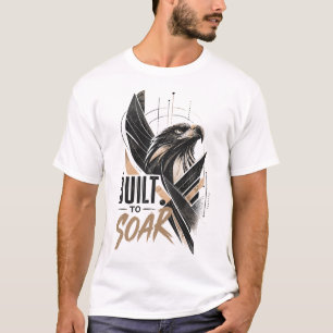 Inspirational Eagle Built to Soar Graphic T-Shirt