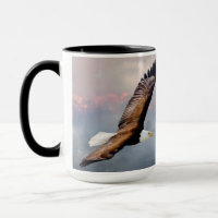 Inspirational Eagle Scripture Mountain Range