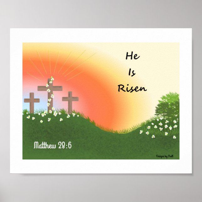 Inspirational Easter Sunrise Poster (Front)