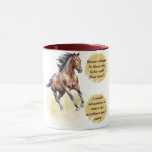 Inspirational Elegant Horse Mug