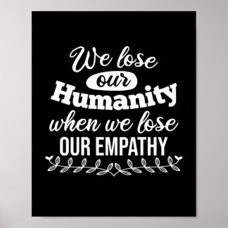 Inspirational Empathy Quote Poster