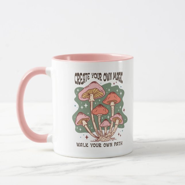 Inspirational Encouragement Create Own Magic Gift  Mug (Left)