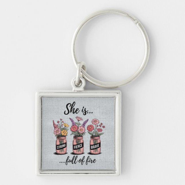 Inspirational Encouragement/Quotes Key Ring (Front)