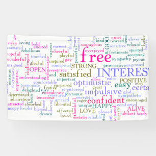 Inspirational Encouraging Words Banner