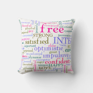 Inspirational Encouraging Words Cushion