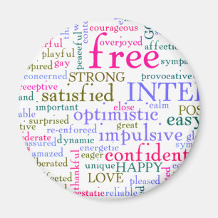 Inspirational Encouraging Words Magnet