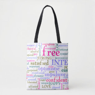 Inspirational Encouraging Words Tote Bag