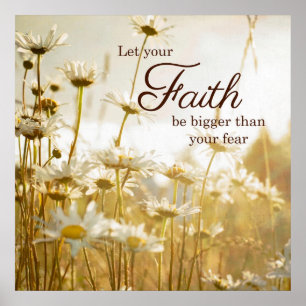 Inspirational Faith Quote Poster - photography