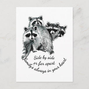 Inspirational Family Always in Your Heart Quote Postcard