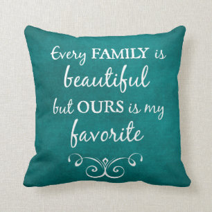 Inspirational Family Quote Cushion