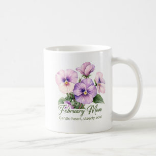 Inspirational February Birth Flower Mom Wrap Coffee Mug