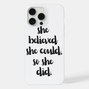 Inspirational Feminist Girl Power Quote   iPhone 15 Pro Max Case