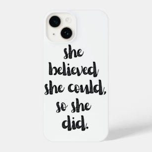 Inspirational Feminist Girl Power Quote   iPhone 14 Case