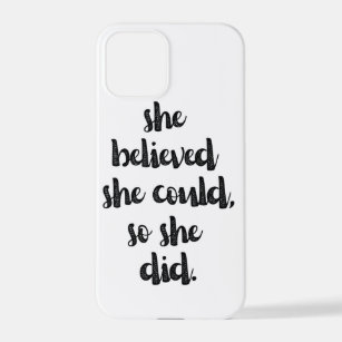 Inspirational Feminist Girl Power Quote   iPhone 12 Pro Case