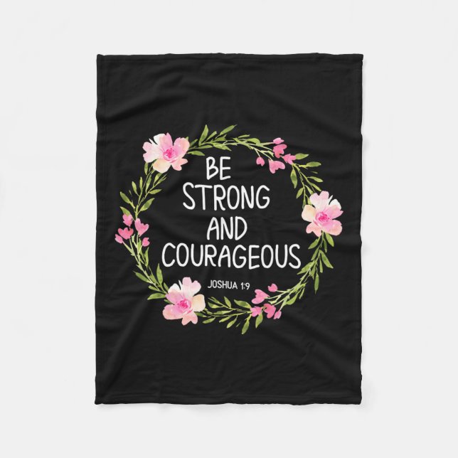 Inspirational  fleece blanket (Front)