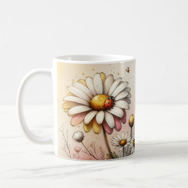 Inspirational Floral  Coffee Mug (Left)