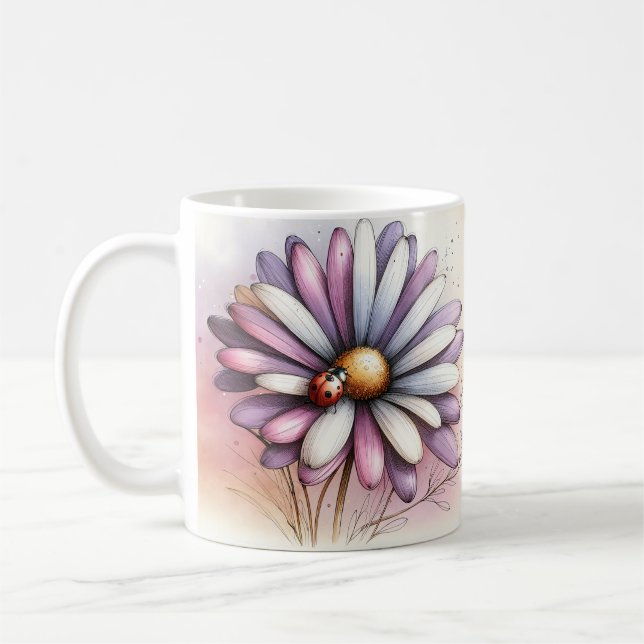 Inspirational Floral  Coffee Mug (Left)