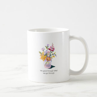 Inspirational Flower Mug | Floral Coffee Cup
